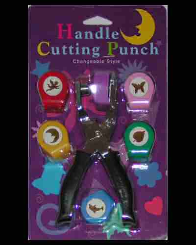 6 Punches & Handle Press Unit with Elephant - Click Image to Close
