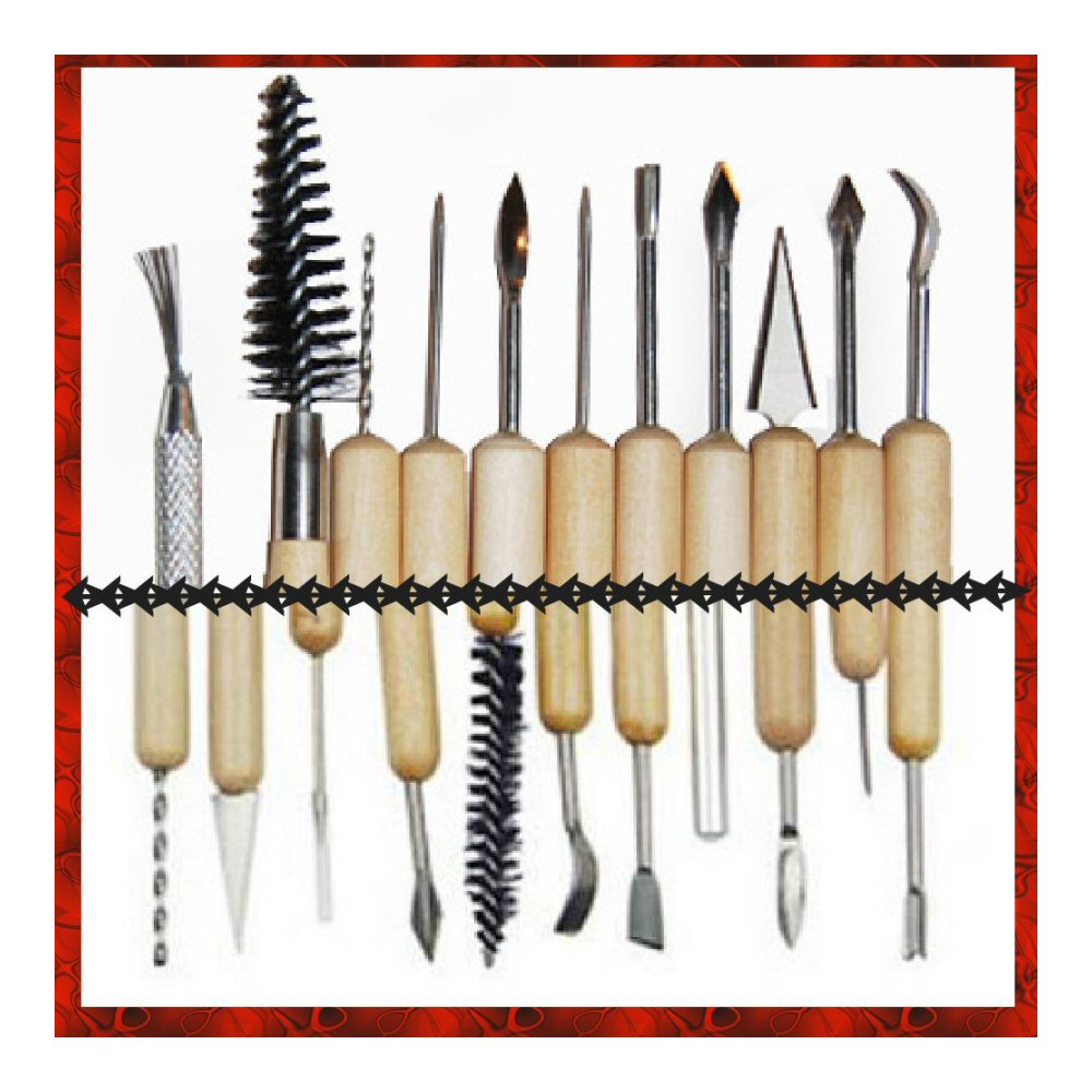 Clay Modeling 11-pc TOOL SET - Click Image to Close