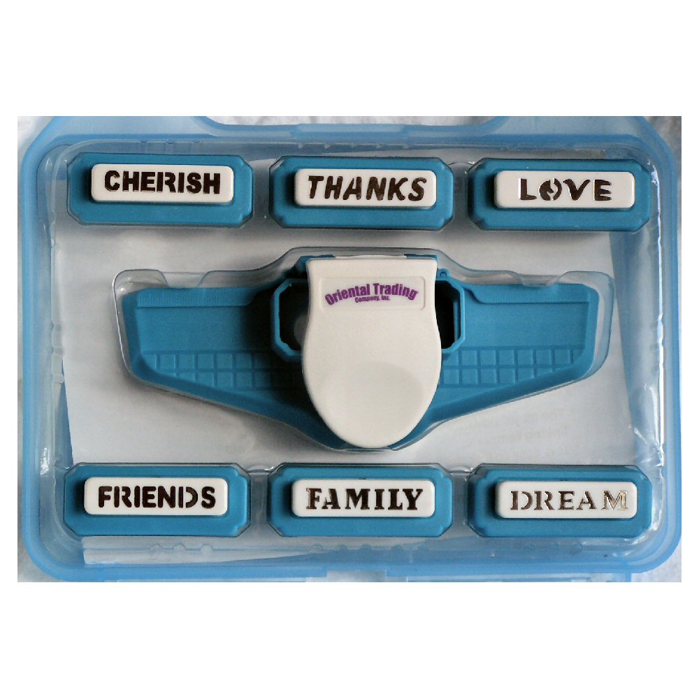 WORD BORDER Craft Paper PUNCH Set - Click Image to Close