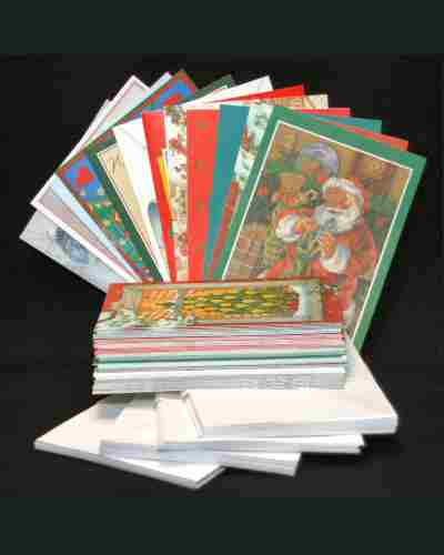 Christmas Treasures Deluxe Card Assortment Pack 60 - Click Image to Close