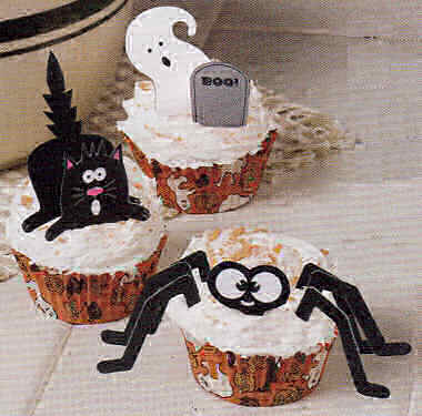 Halloween Cupcake Toppers - Set of 18 - Click Image to Close