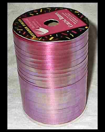 Curling Ribbon Spool 300' Irridescent Cerise - Click Image to Close