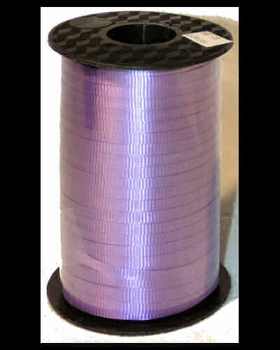 Curling Ribbon Spool 500 Yard Ribbed Purple - Click Image to Close