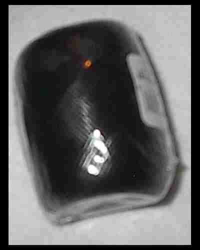 Curling Ribbon Keg or Egg 66' Ribbed Black - Click Image to Close