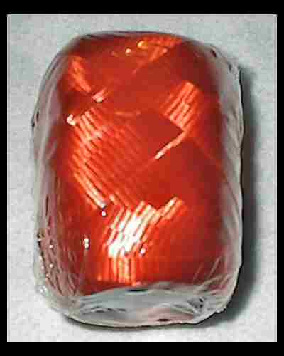 Curling Ribbon Keg or Egg 66' Ribbed Orange - Click Image to Close