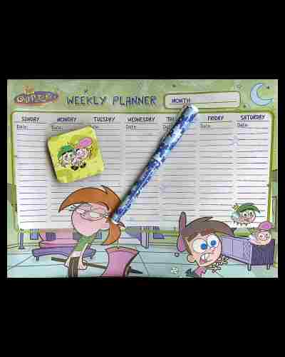 Nickelodeon FAIRLY ODD PARENTS Weekly Planner - Click Image to Close