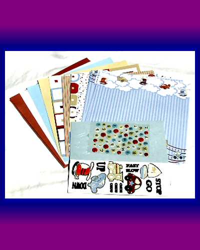 Generations BOY 12x12 Scrapbook Paper Accessories Kit