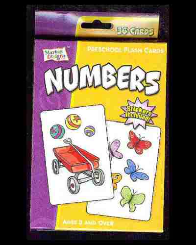 Flash Cards - NUMBERS - Click Image to Close