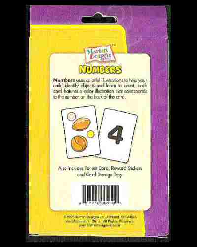 Flash Cards - NUMBERS - Click Image to Close