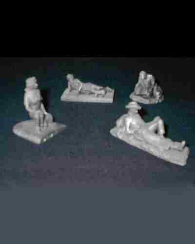 Franklin Mint 'Saturday Evening Post' Pewter Doll Collection
