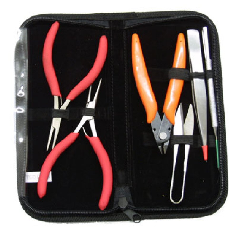 Beading and Craft Tools in Zipper Case