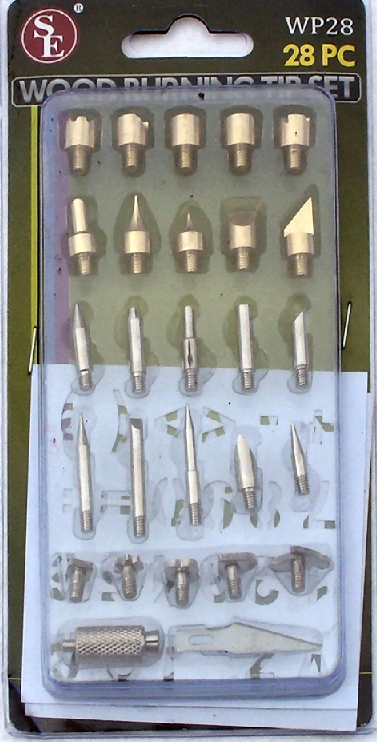 Woodburning Tool Tip Set of 28