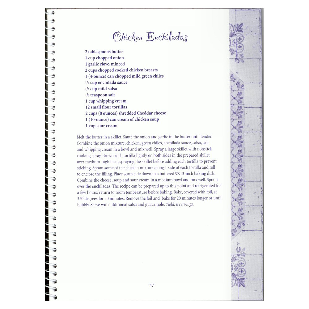 Dinner in Mexico FAVORITE MEXICAN RECIPE Cookbook Book