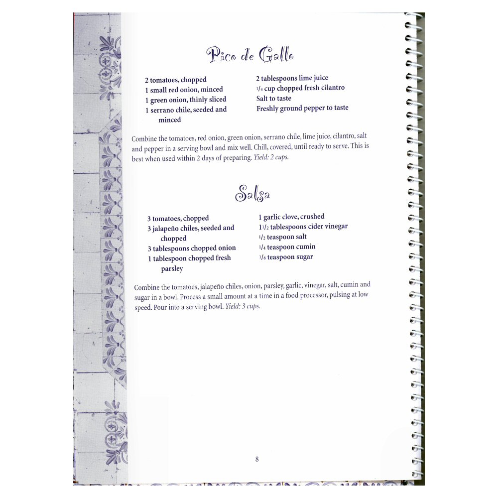 Dinner in Mexico FAVORITE MEXICAN RECIPE Cookbook Book