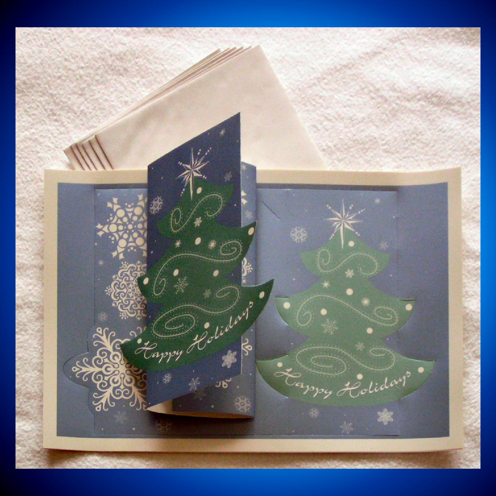 Happy Holidays Money Enclosure Gift Cards