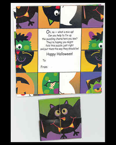 Halloween Fold up Puzzles - Pack of 12