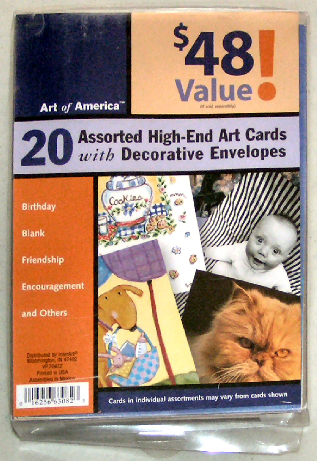 20-Count Assorted High-End Art All-Occasion Greeting Cards