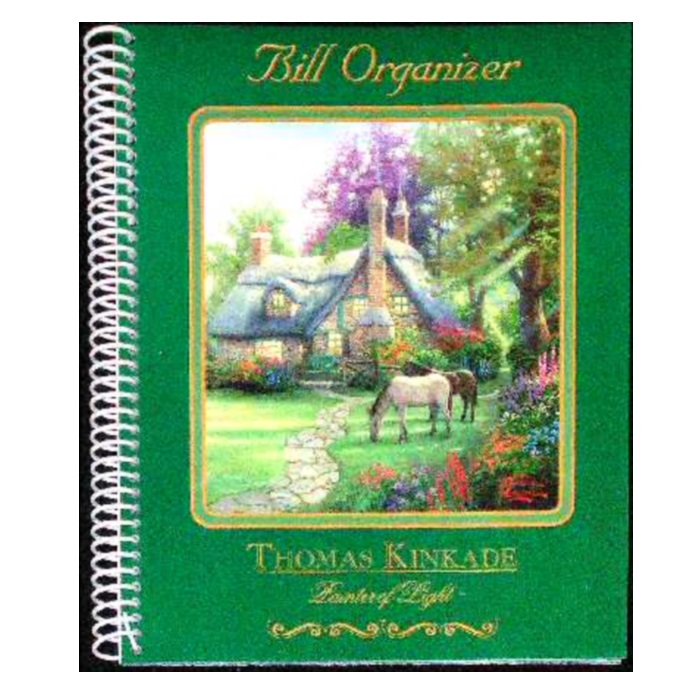Bill Paying Organizer Budget Book - Thomas Kinkade TK