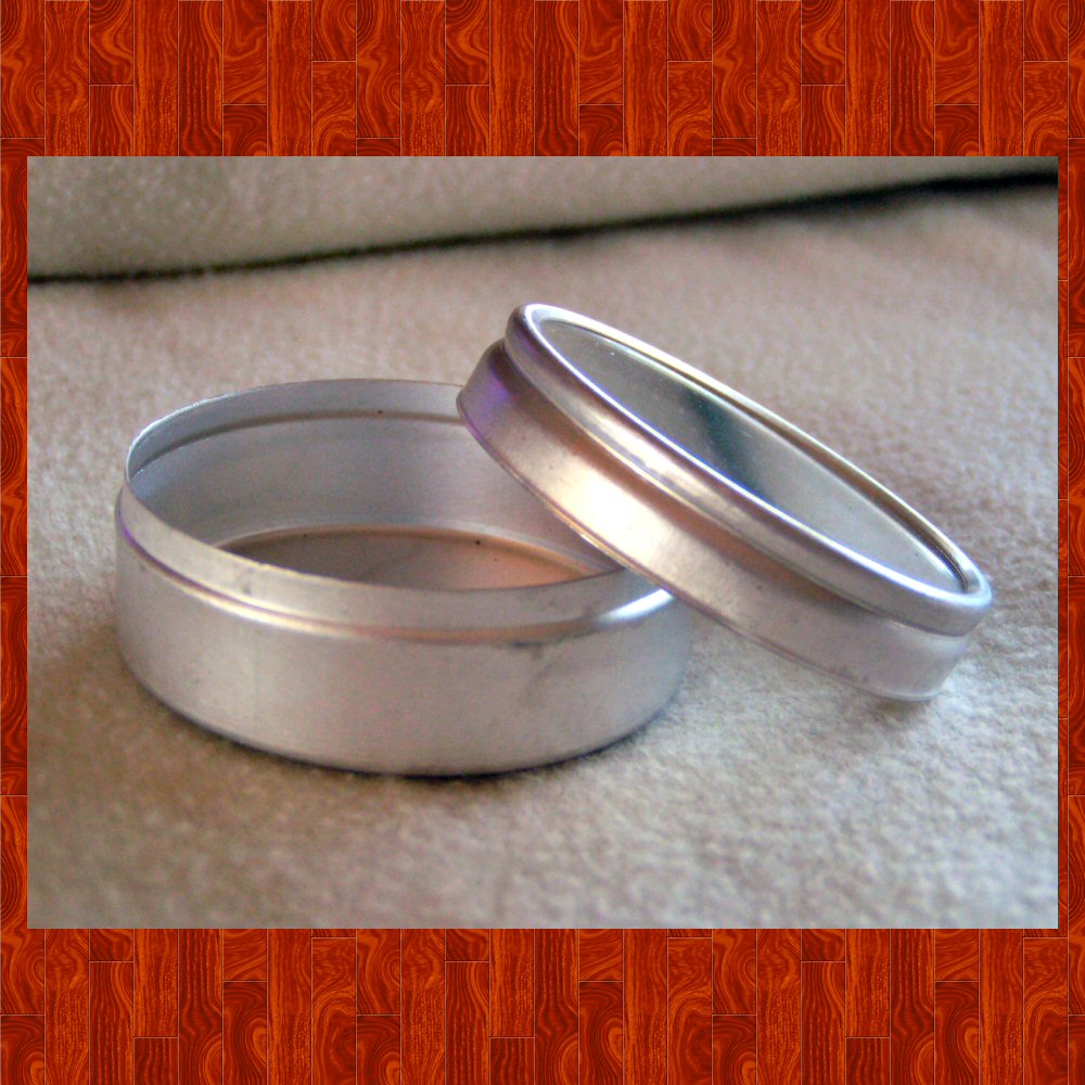 Wedding Favor Mint Tins - 12 Aluminum Tins - 2 inch