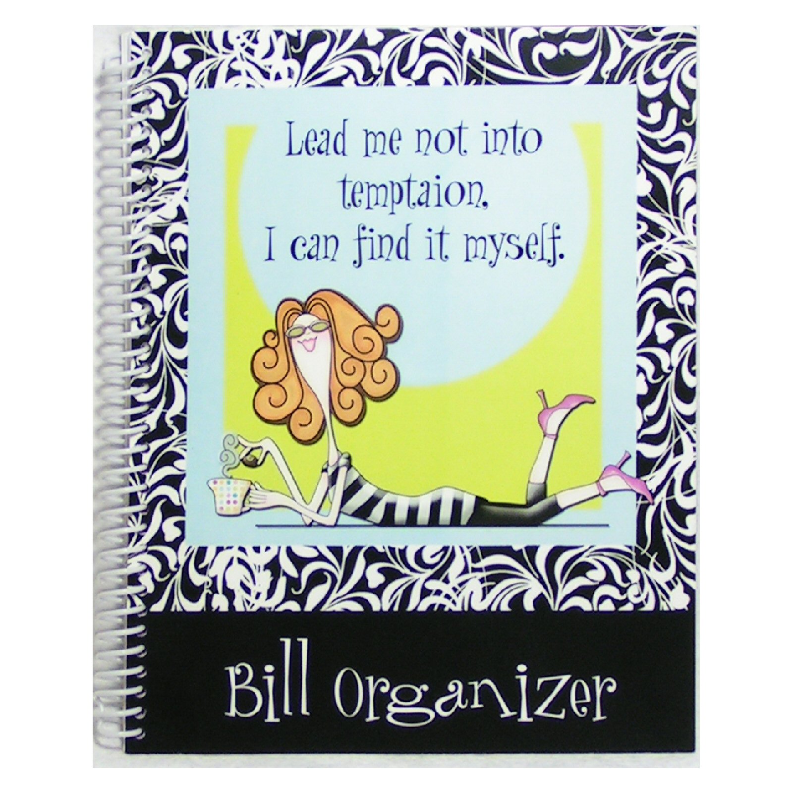 Monthly Bill Paying Organizer Book with Pockets - Temptation