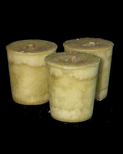 Capri Candle Set of 3 Votives Honey Dew Melon