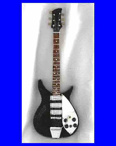Mini-Replica RICKENBACKER Decorative Guitar 1/4 Scale C